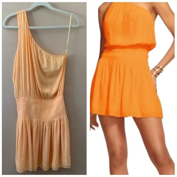 Ramy Brook Leila Dress in Sherbet Orange Size Medium NWOT - Picture 1 of 10